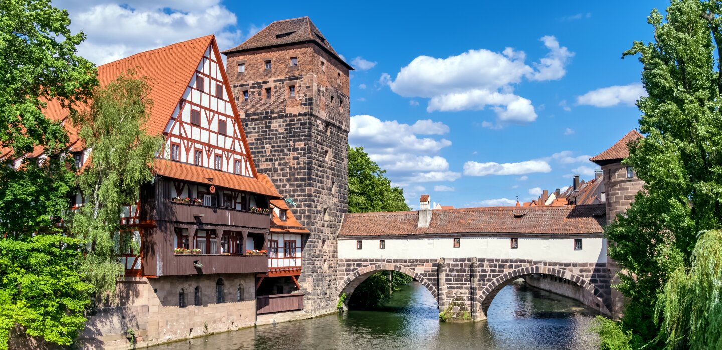 Blick auf die Altstadt von Nürnberg
