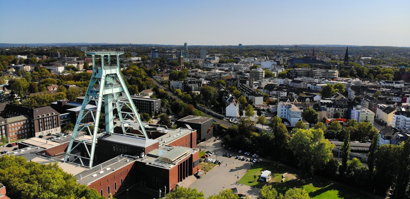 Blick auf Deutsches Bergbaumuseum in Bochum