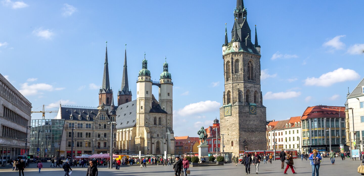 Innenstadt von Halle an der Saale