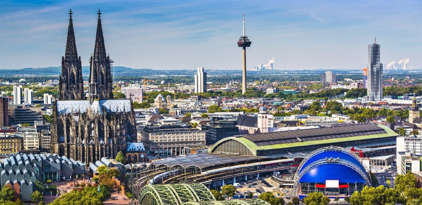 Panorama Ansicht Dom in Köln