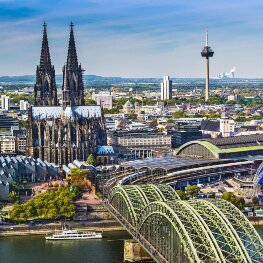 Panorama Ansicht Dom in Köln